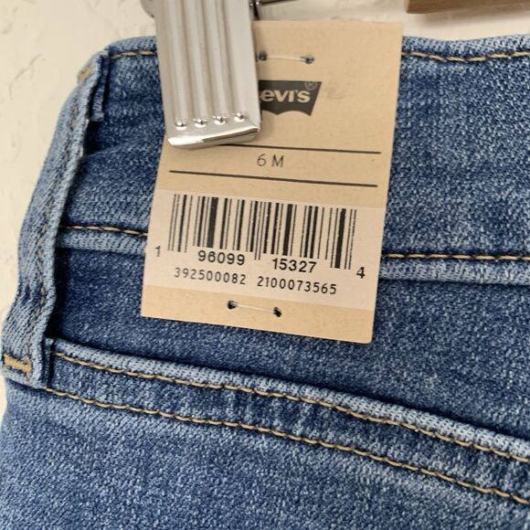 NWT Levis Jeans Classic Straight Women 28/6 Blue Denim Normcore Casual School - Picture 8 of 15